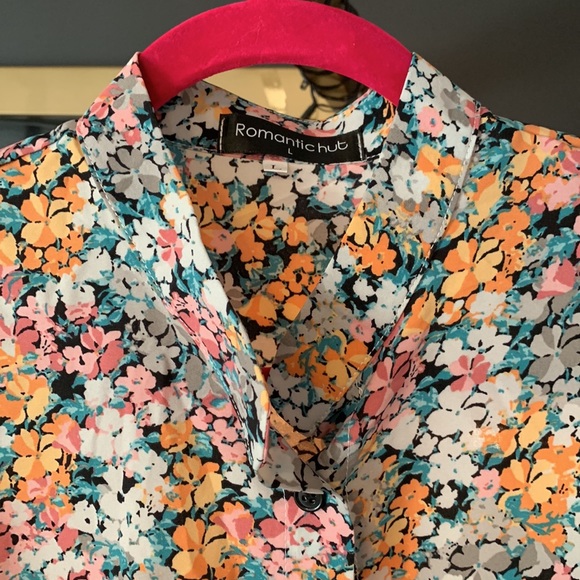 Flowy floral long sleeve dress - Picture 2 of 5